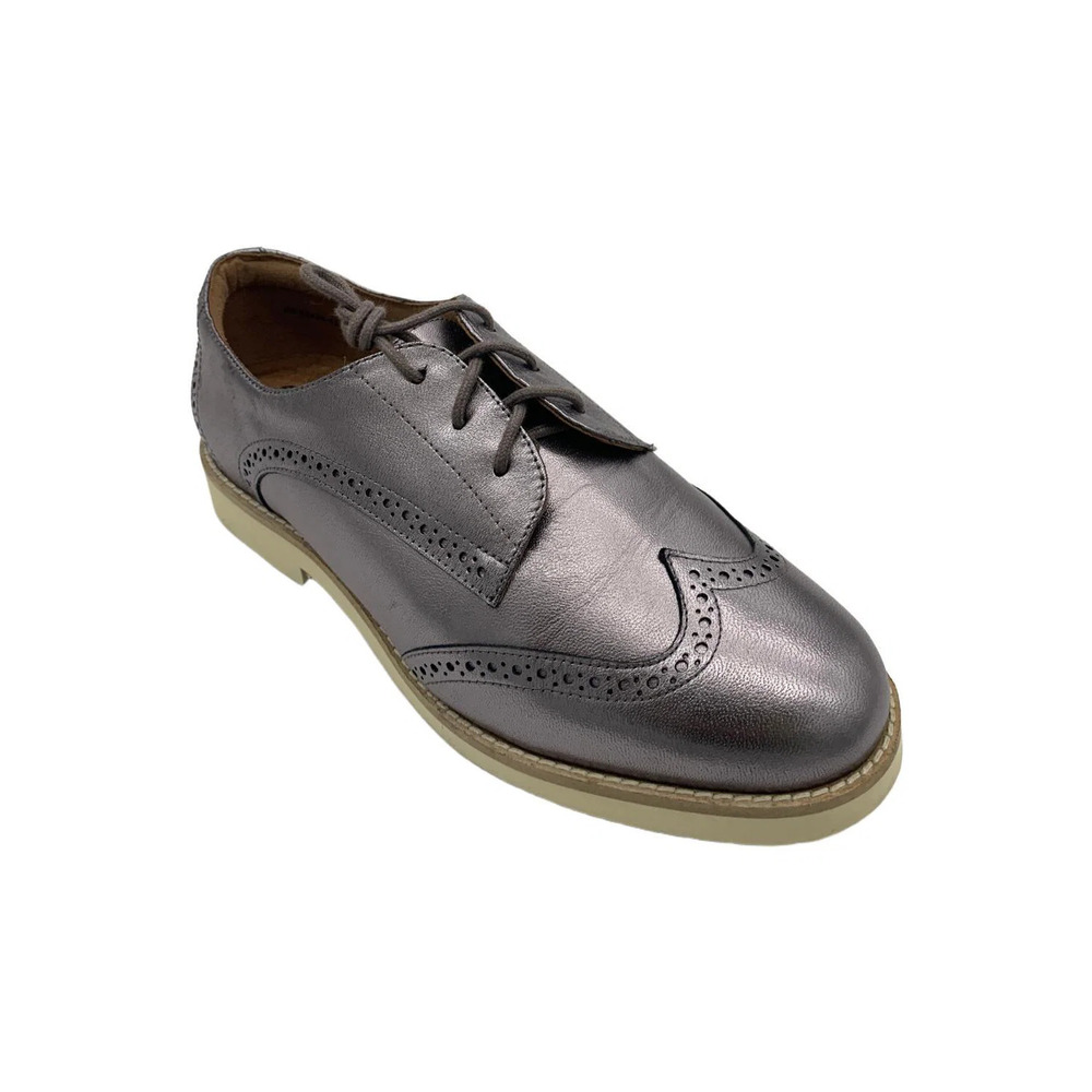 Softwalk Women's Willet Lace-Up Oxfords Pewter - Wide